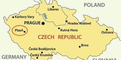 Pilsen, Tschechische Republik-map